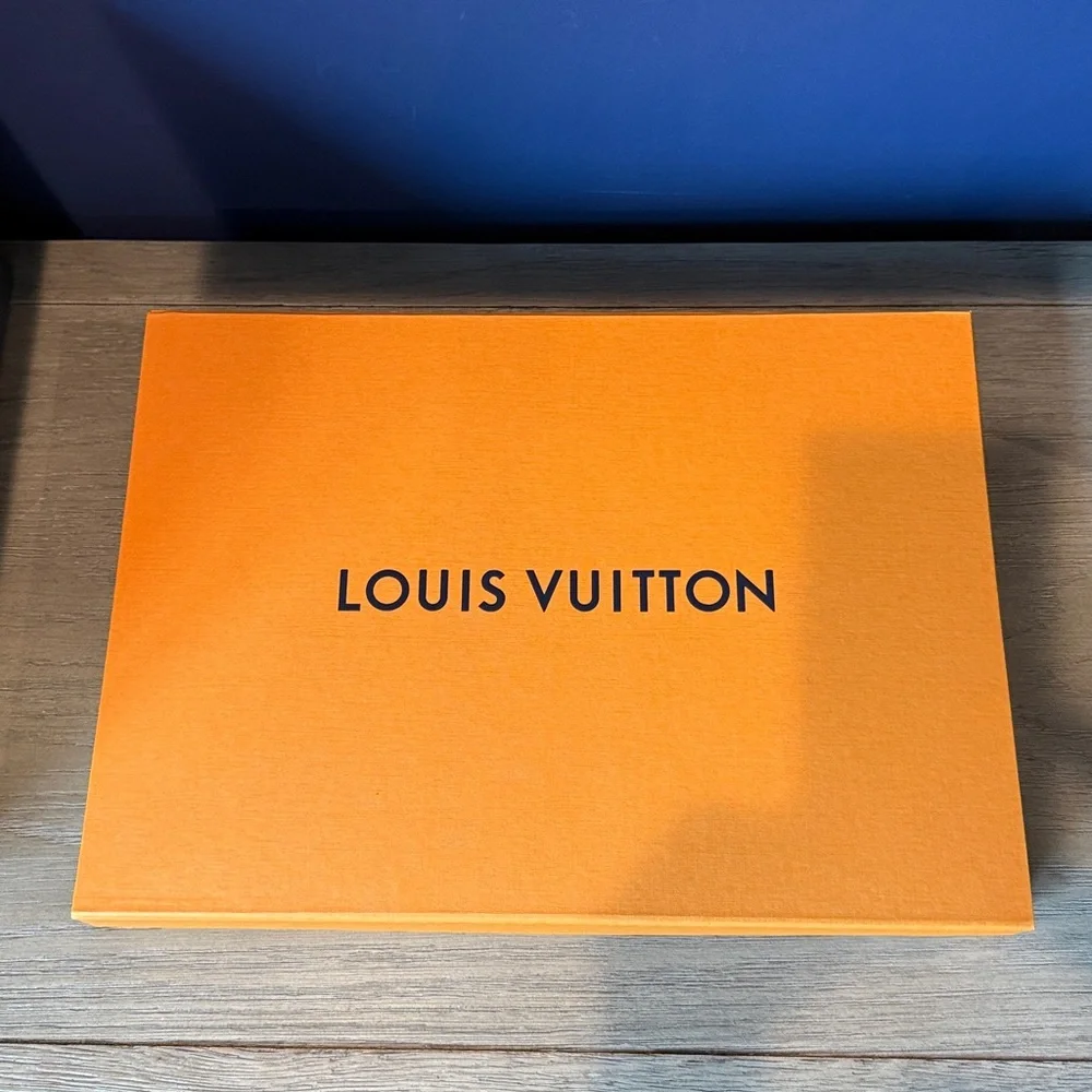 Louis Vuitton Logomania shine scarf M47533 black and silver NWT - Picture 8 of 8